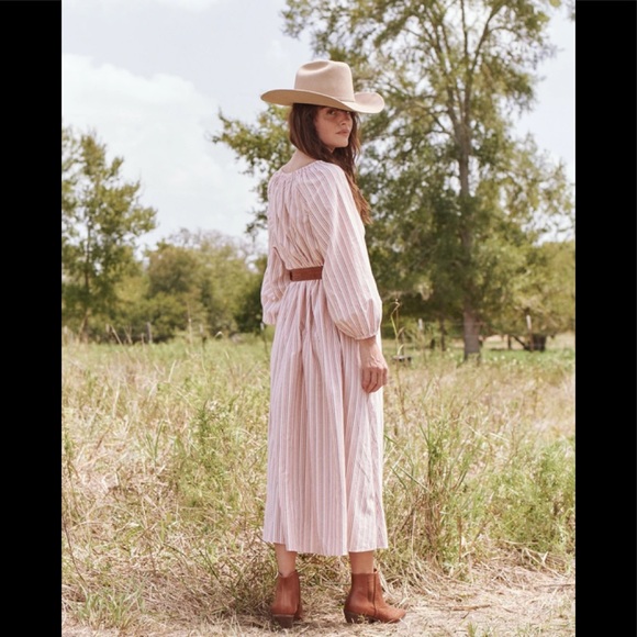 NWT The GREAT Derby Dress In Sunset Stripe - Picture 5 of 8